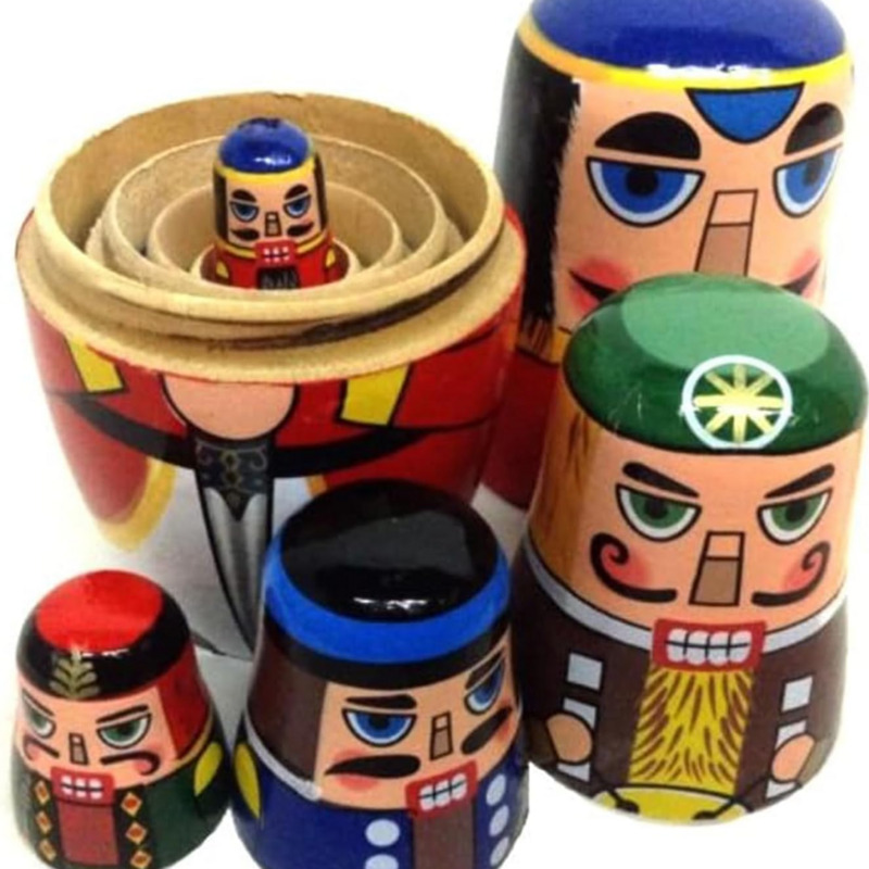 5pcs Russian Nutcracker Nestin - đánh giá và giá Nutcracker Figurine