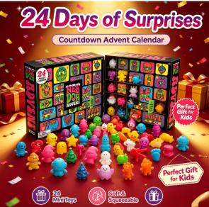 Needoh Advent Calendar 24 Days - đánh giá và giá Advent Calendar Gift