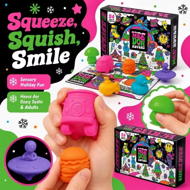 2026 New NeeDoh Christmas Adve - đánh giá và giá Advent Calendar Gift