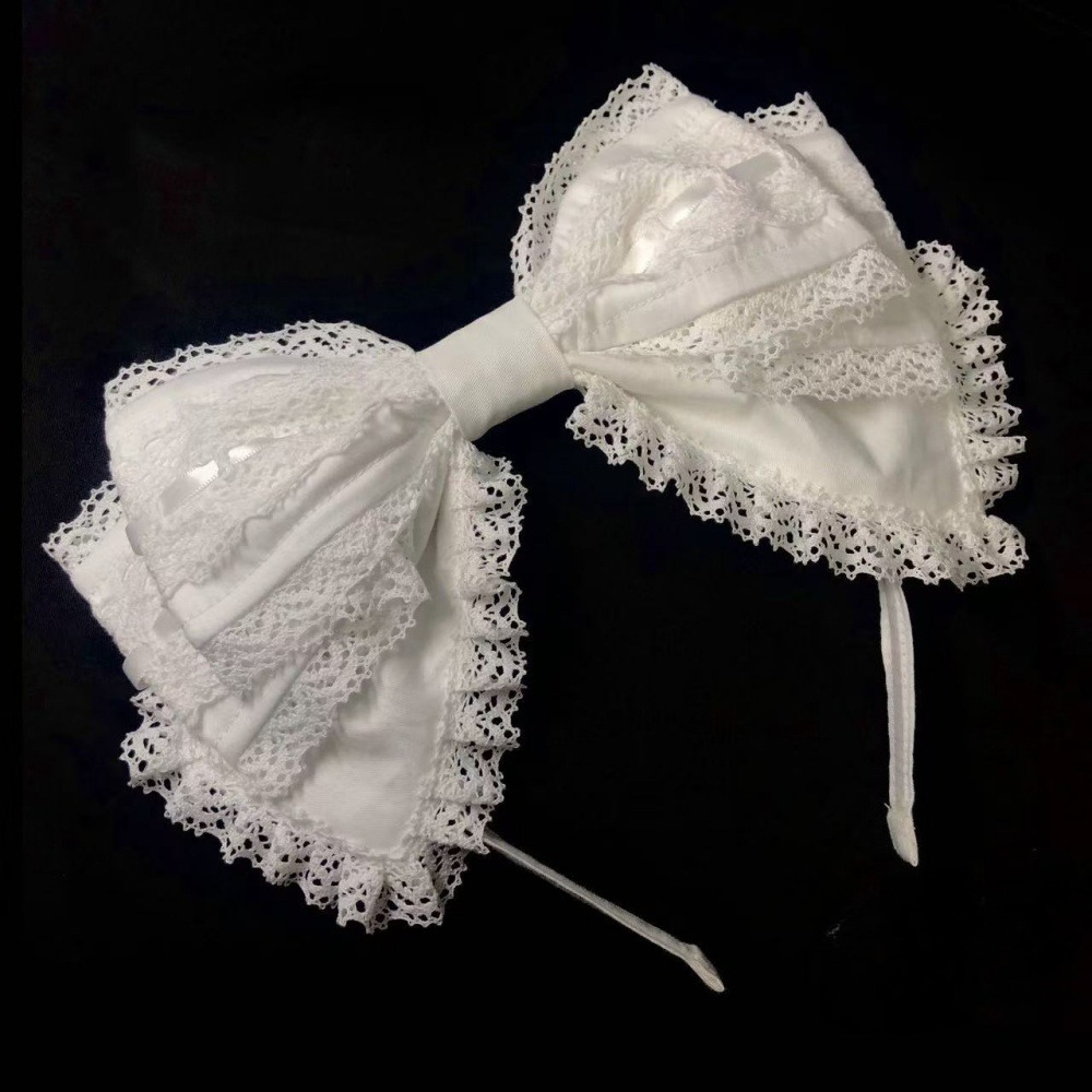 Y2K Lolita Lovely Lace Headban - đánh giá và giá Ribbon Bow Gift
