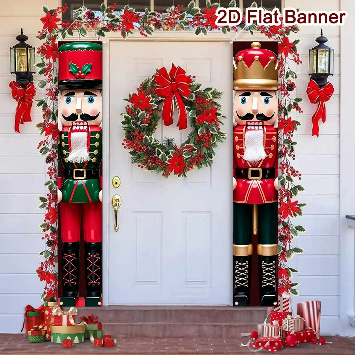 Christmas Porch Banner Set Sol - đánh giá và giá Nutcracker Figurine