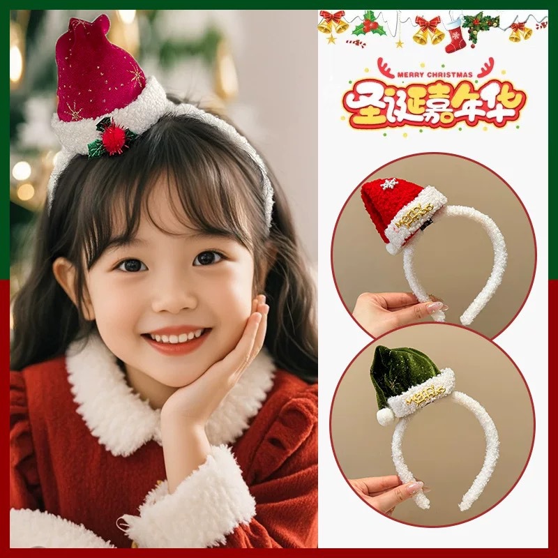 Christmas Headband Plush Santa - đánh giá và giá Santa Hat Plush