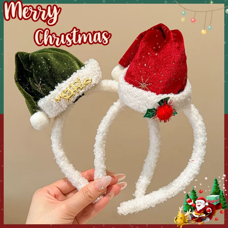 Christmas Headband Plush Santa - đánh giá và giá Santa Hat Plush
