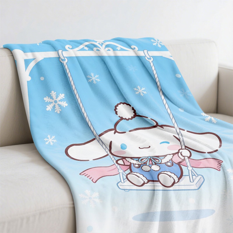 Sanrio Blanket Cinnamoroll Win - đánh giá và giá Christmas Throw Blanket