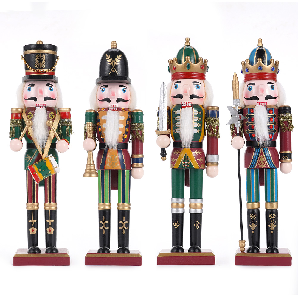 30CM Wooden Nutcracker Christm - đánh giá và giá Nutcracker Figurine